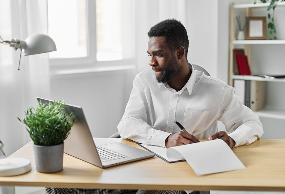 Tax professional reviewing partnership distribution paperwork for Form 7217 and partner basis reporting