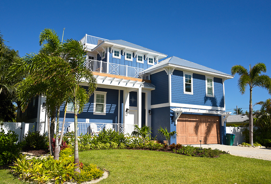 Blue short-term rental property illustrating audit-ready documentation for tax professionals reviewing rental activity classification and material participation