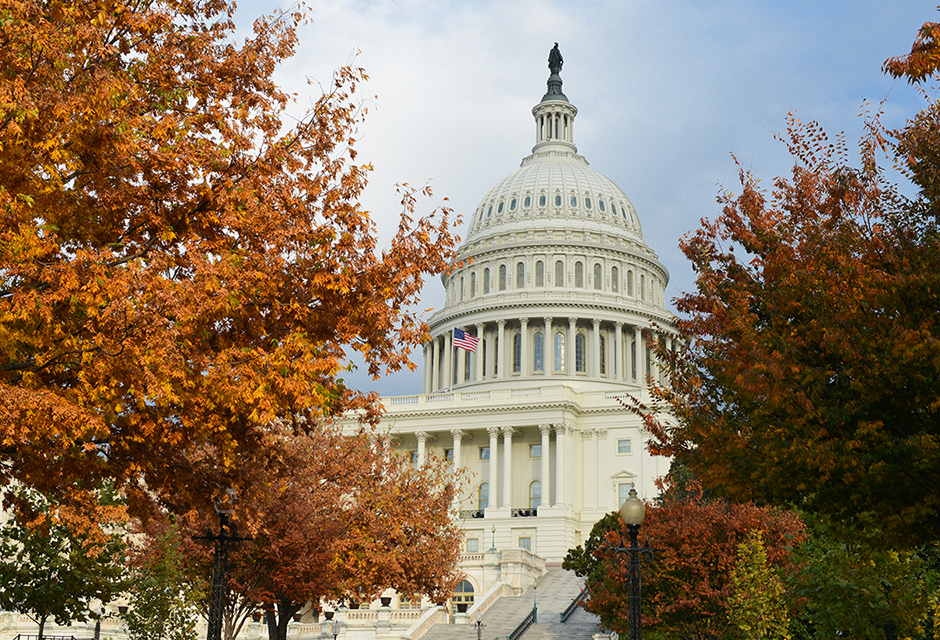 U.S. Capitol framed by autumn trees as NATP urges Senate action on the Taxpayer Assistance and Service Act