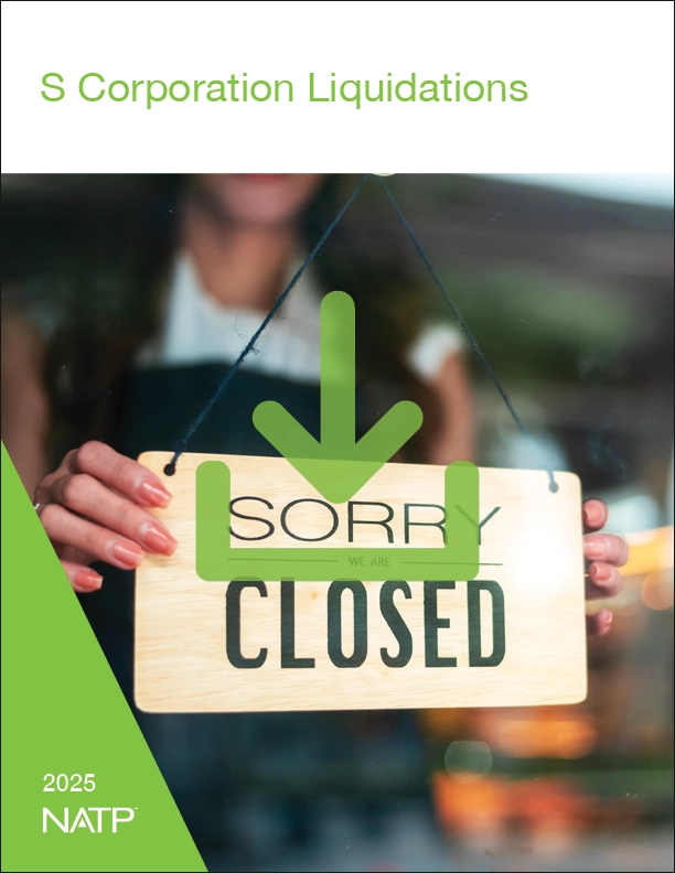 S Corporation Liquidations e-book (2025) | NATP