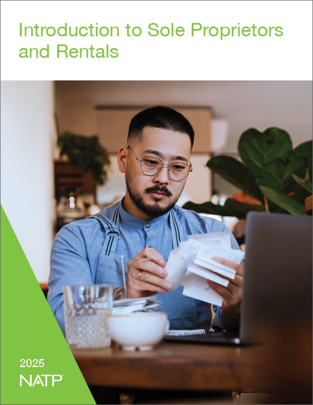 Introduction to Sole Proprietors and Rentals textbook (2025) | NATP