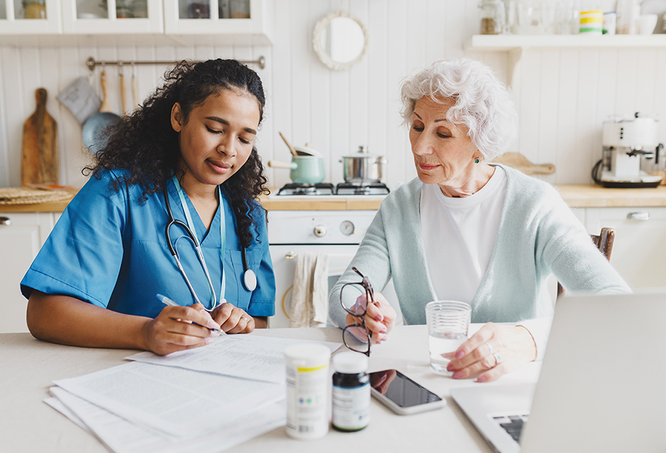 Tax professionals helping clients plan for future long-term care needs with LTCR+, offering insurance options and tax advantages.