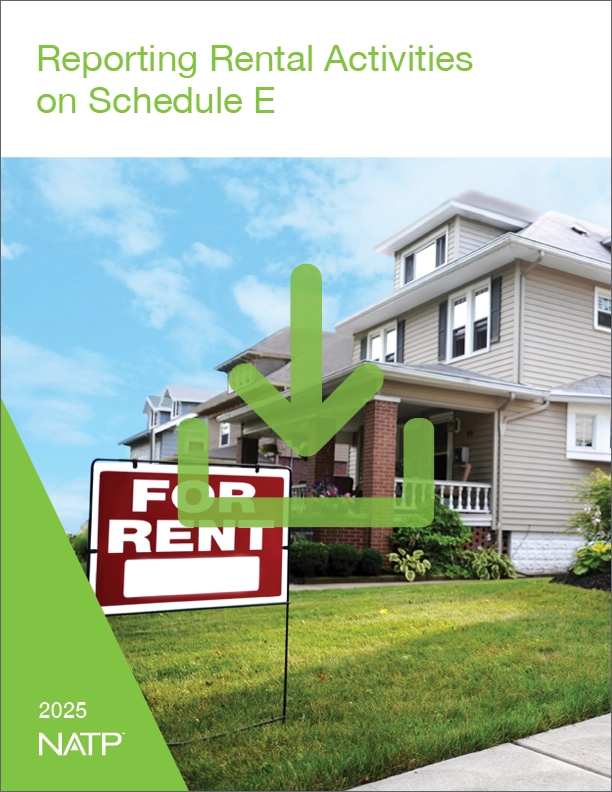 Reporting Rental Activities on Schedule E e-book (2025) | NATP