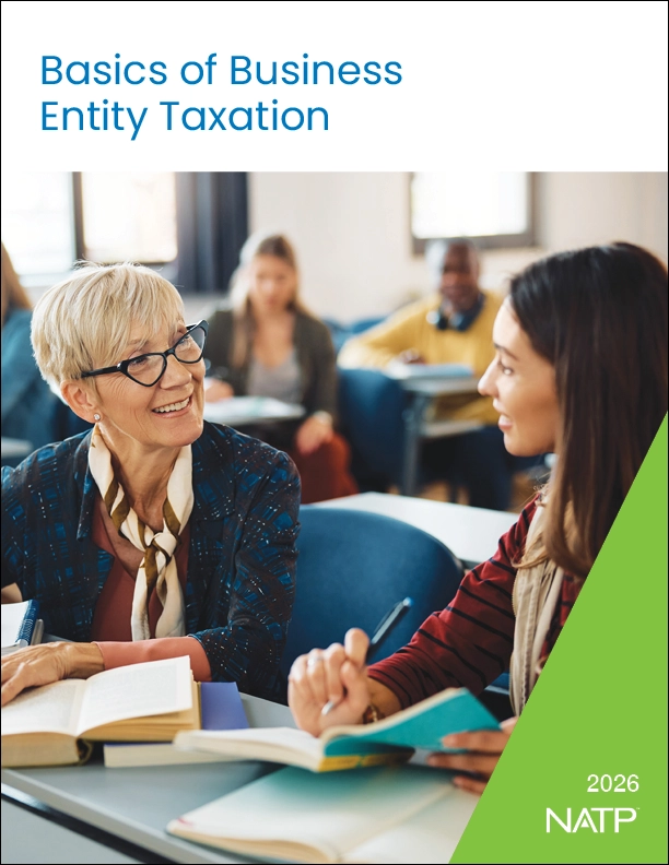 Basics of Business Entity Taxation textbook (2026) | NATP